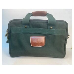 Ricardo Beverly Hills Santa Cruz Green Canvas Travel Bag Briefcase Carry On
